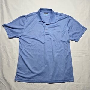 PGA Tour Light Blue Polo Shirt XL Golfer
